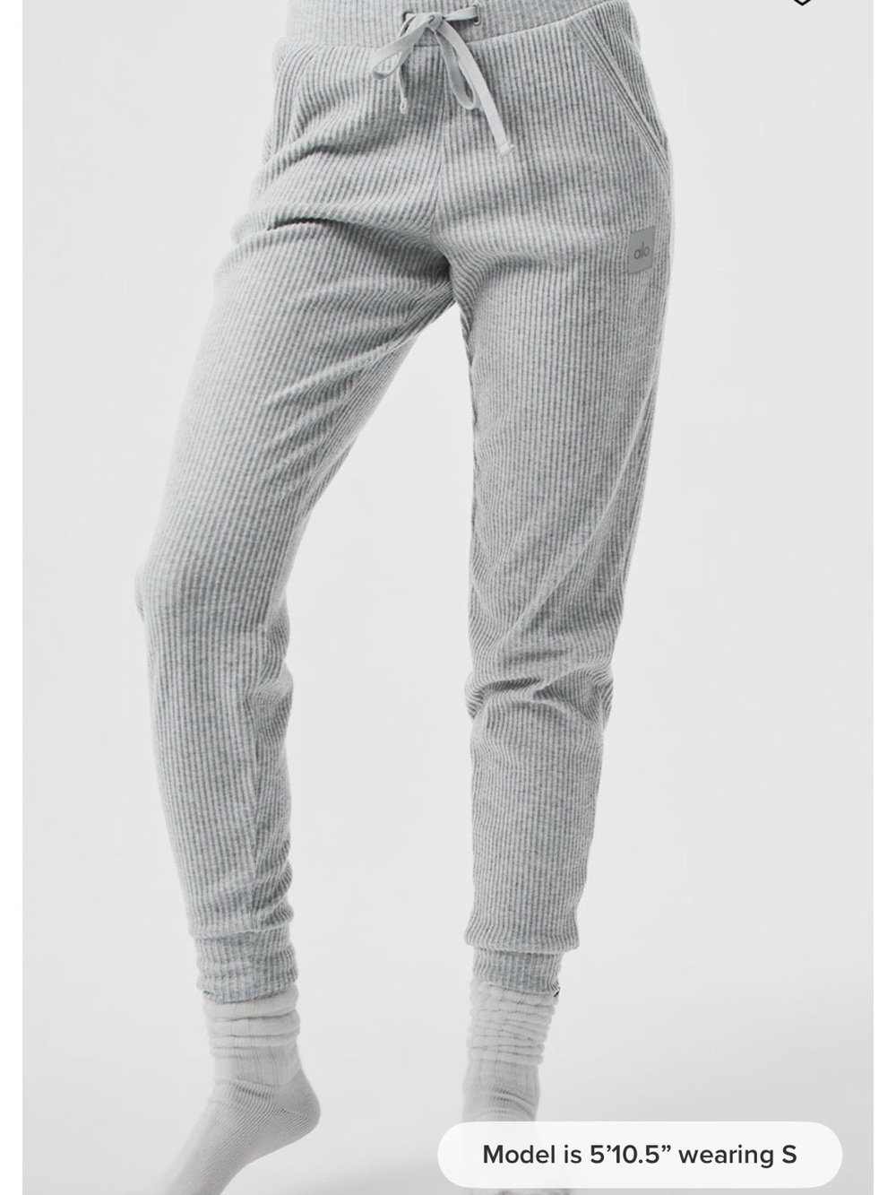 ALO Muse Sweatpant- Athletic Heather Grey